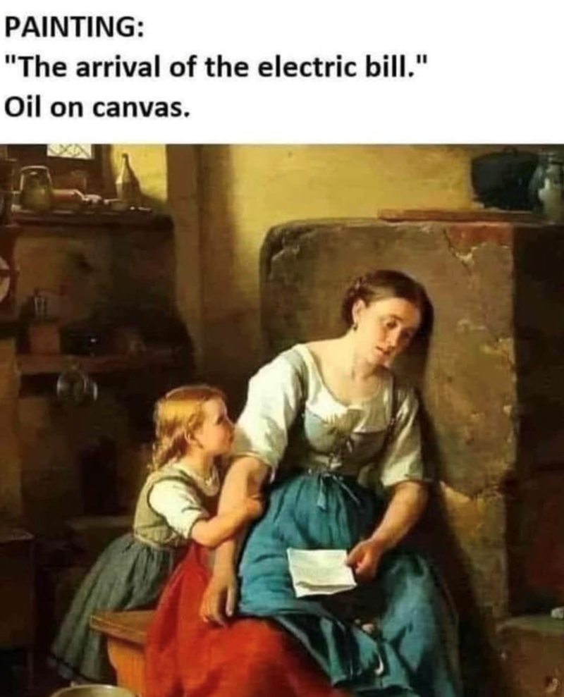 painting-arrival-electric-bill-oil-on-canvas