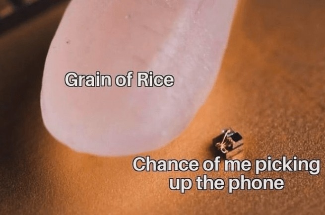 grain-rice-chance-picking-up-phone