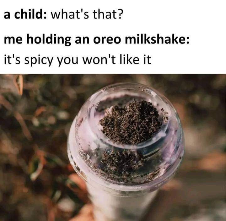 child-s-holding-an-oreo-milkshake-s-spicy-wont-like