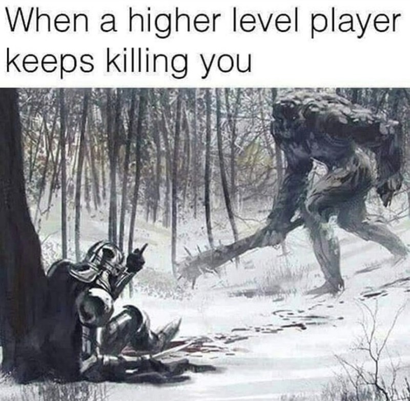 higher-level-player-keeps-killing