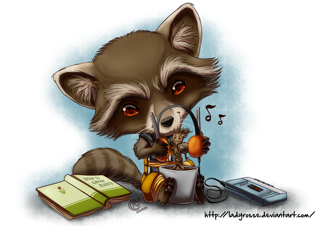 fanart___rocket_and_groot_by_ladyrosse-d7zlwfy.png