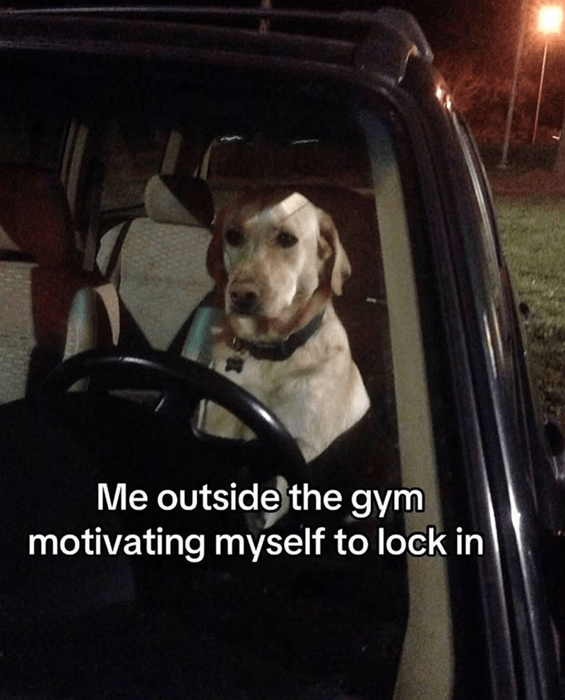 outside-gym-motivating-myself-lock