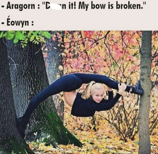 aragorn-don-my-bow-is-broken-eowyn