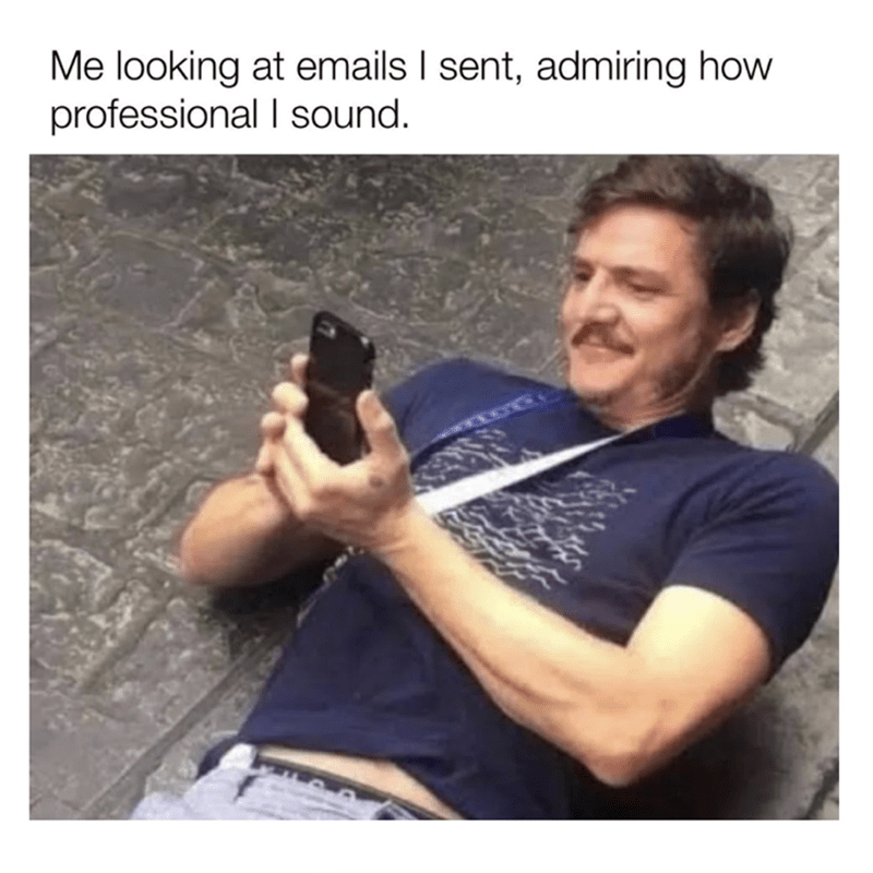 looking-at-emails-sent-admiring-professional-sound