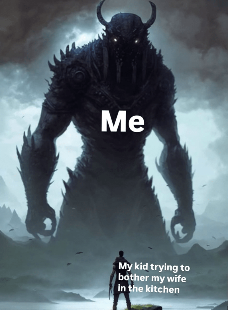 my-kid-trying-bother-my-wife-kitchen