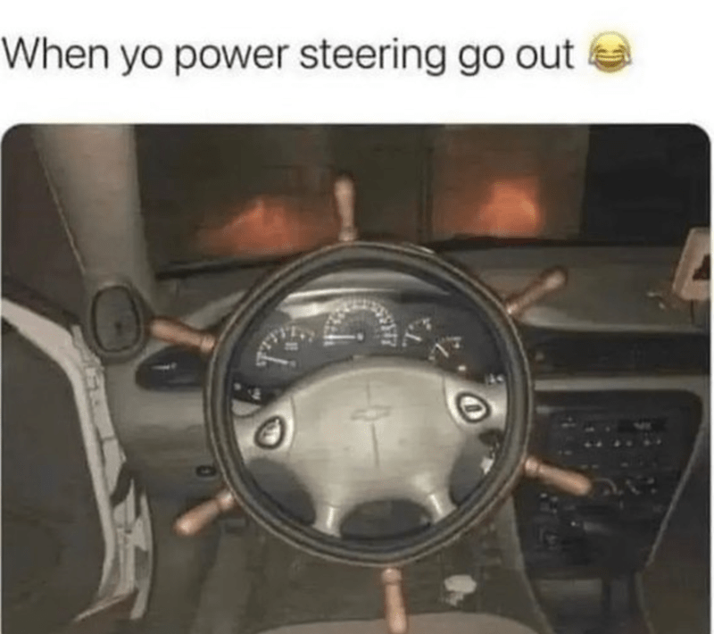 yo-power-steering-go-out