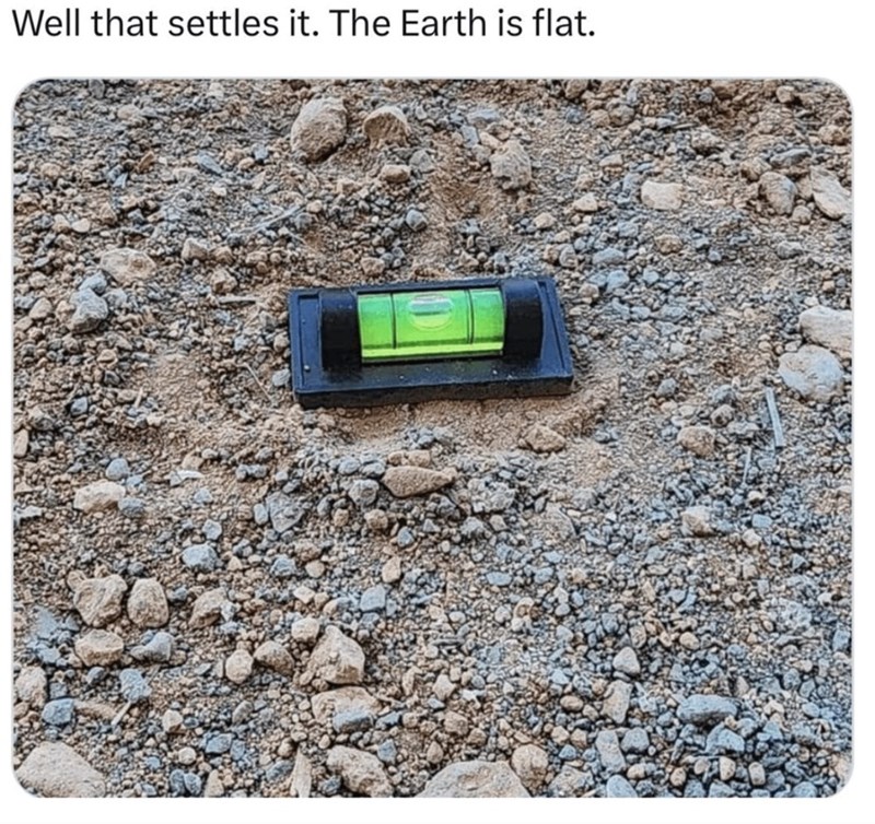 well-settles-earth-is-flat