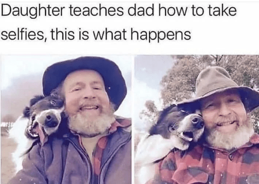 daughter-teaches-dad-take-selfies-this-is-happens