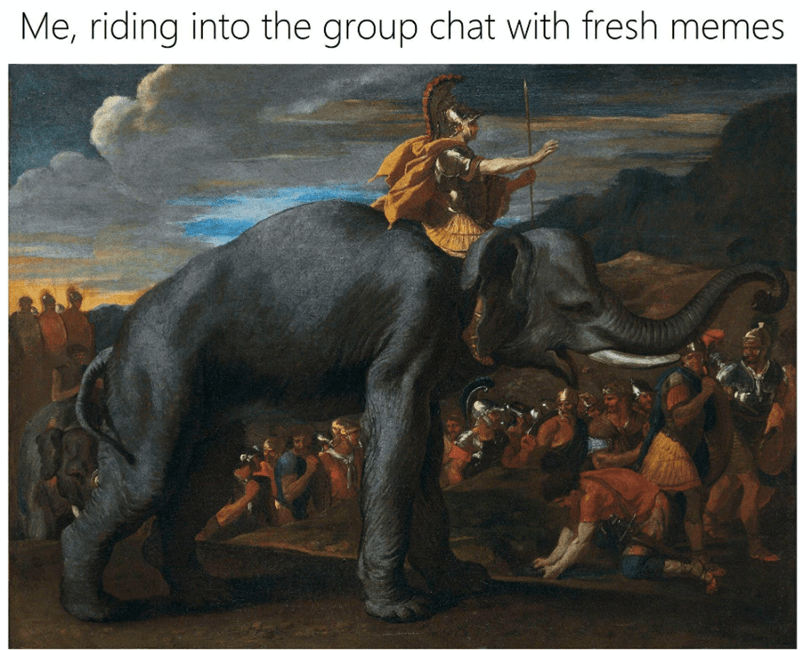 riding-into-group-chat-with-fresh-memes
