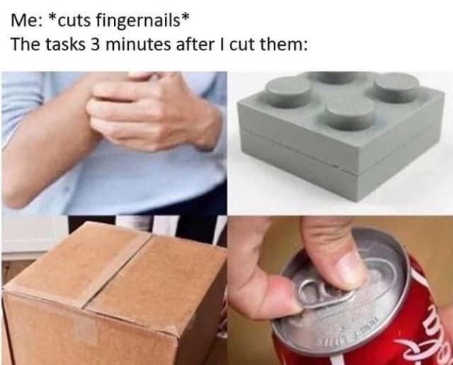 cuts-fingernails-tasks-3-minutes-after-cut-them