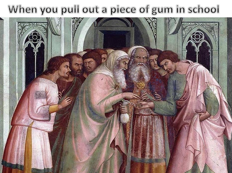 pull-out-piece-gum-school